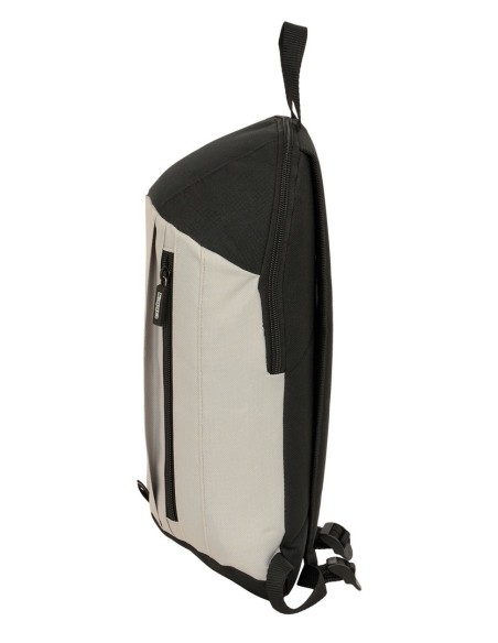 MINI MOCHILA CREMALLERA VERTICAL KAPPA "GREY" Mochilas de...
