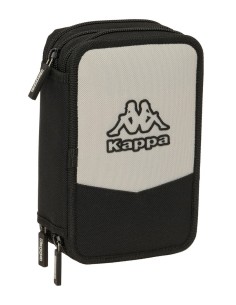 PLUMIER TRIPLE 37 pcs KAPPA "GREY" Portatodo Estuche | Fr...