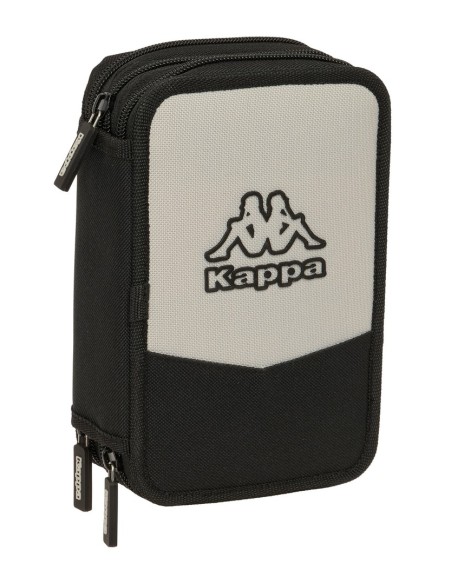 PLUMIER TRIPLE 37 pcs KAPPA "GREY" Portatodo Estuche | Fr...