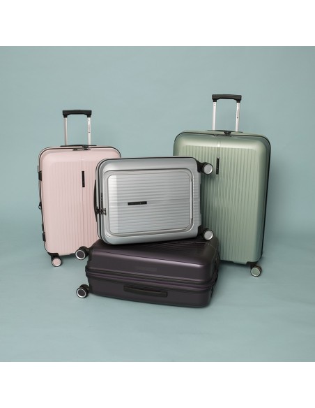 Maleta Trolley Grande Gabol Brooklyn Verde Maletas Grande...