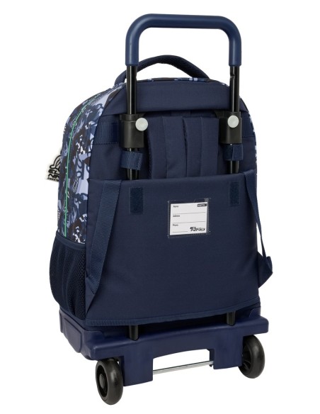 MOCHILA GDE. C/RUEDAS COMPACT EXTRAIBLE EL NIÑO "NAVY" Mo...