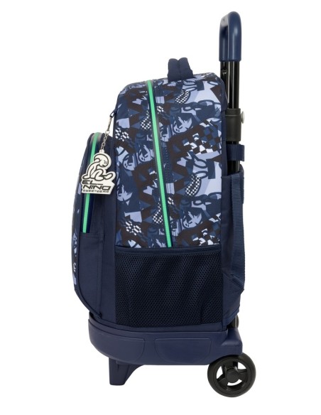 MOCHILA GDE. C/RUEDAS COMPACT EXTRAIBLE EL NIÑO "NAVY" Mo...