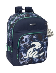 MOCHILA DOBLE ADAPT.CARRO EL NIÑO "NAVY" Mochilas Escolar...
