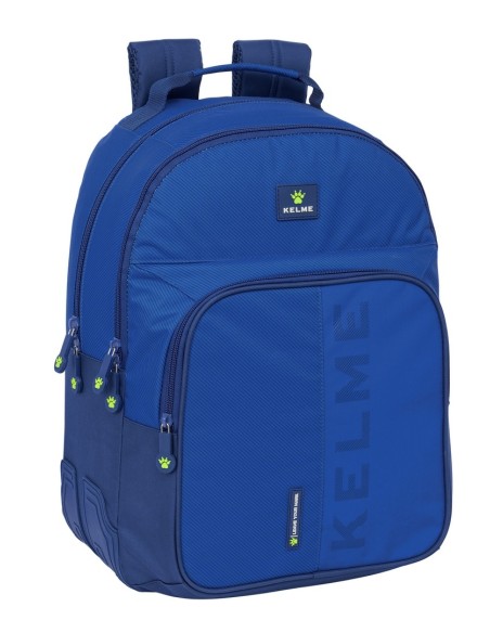 MOCHILA DOBLE ADAPT.CARRO KELME "BLUE" Mochilas Escolares...