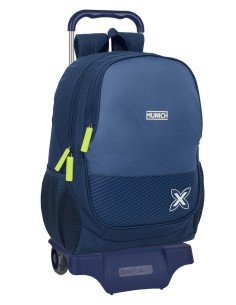 MOCH 665+CARRO 905 MUNICH "BLUE INDIGO" Mochilas Escolare...