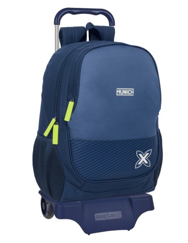 MOCH 665+CARRO 905 MUNICH "BLUE INDIGO" Mochilas Escolare...