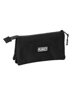 PORTATODO TRIPLE MUNICH BASICOS "NEGRO" Portatodo Estuche... 2
