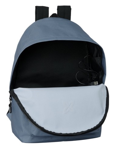 MOCHILA DOBLE PARA PORTATIL 15,6"+USB MUNICH BASICOS "GRI...