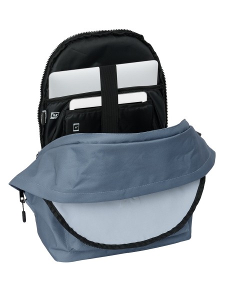 MOCHILA DOBLE PARA PORTATIL 15,6"+USB MUNICH BASICOS "GRI...