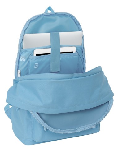 MOCHILA DOBLE PARA PORTATIL 15,6"+USB MUNICH BASICOS "AZU...