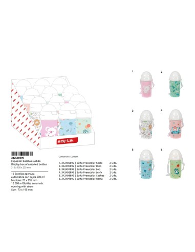 EXPOSITOR BOTELLAS INFANTIL Botella Aluminio | Fraber