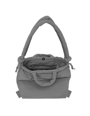 BOLSO MOCHILA MOOS CAPSULA ACOLCHADO "GREY" Mochilas Muje...