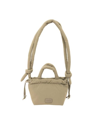 BOLSITO MOCHILA MOOS CAPSULA ACOLCHADO "BEIGE" Bolsos Muj...