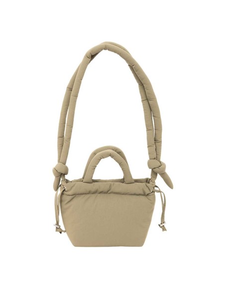 BOLSITO MOCHILA MOOS CAPSULA ACOLCHADO "BEIGE" Bolsos Muj...