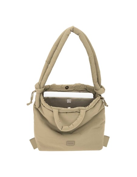 BOLSO MOCHILA MOOS CAPSULA ACOLCHADO "BEIGE" Mochila de P...