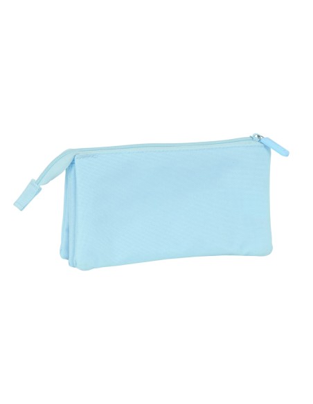 PORTATODO TRIPLE KAPPA BASICS "CELESTE" Portatodo Estuche...