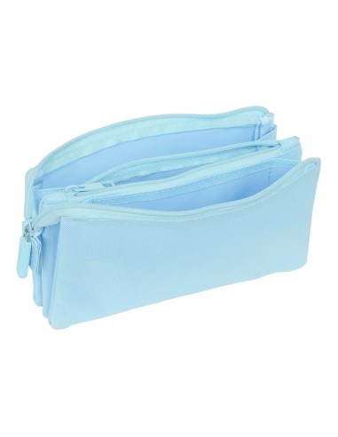 PORTATODO TRIPLE KAPPA BASICS "CELESTE" Portatodo Estuche...