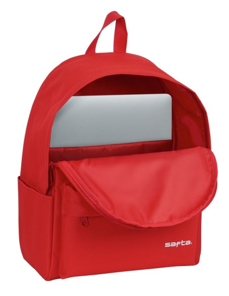 MOCHILA PARA PORTATIL 14,1" SAFTA ROJO Mochilas para port...