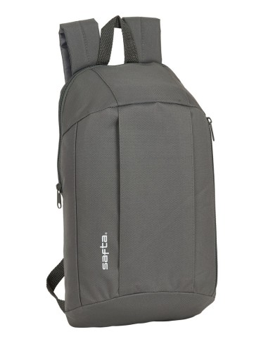 MINI MOCHILA BOLSILLO VERTICAL SAFTA GRIS HUMO Mochila de...