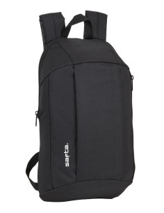 MINI MOCHILA BOLSILLO VERTICAL SAFTA NEGRO Mochila de Pas...