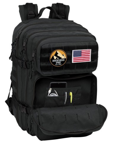 MOCHILA MILITAR PORTATIL 15,6'' SAFTA BASIC "NEGRO" Mochi...