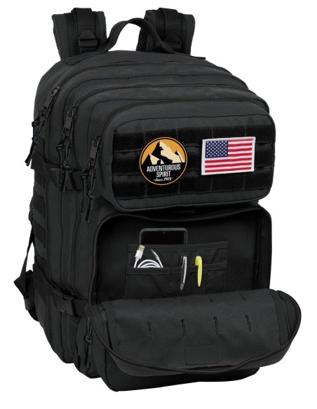 MOCHILA MILITAR PORTATIL 15,6'' SAFTA BASIC "NEGRO" Mochi...