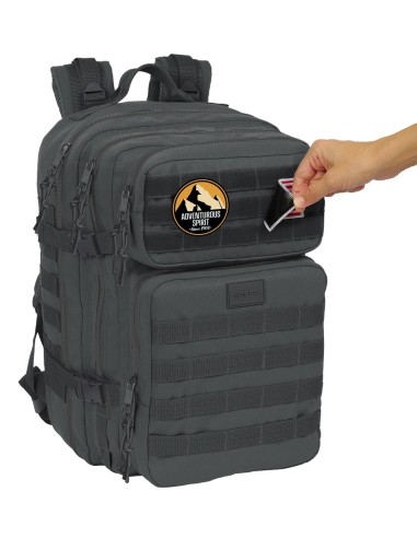 MOCHILA MILITAR PORTATIL 15,6'' SAFTA BASIC "GRIS" Mochil...