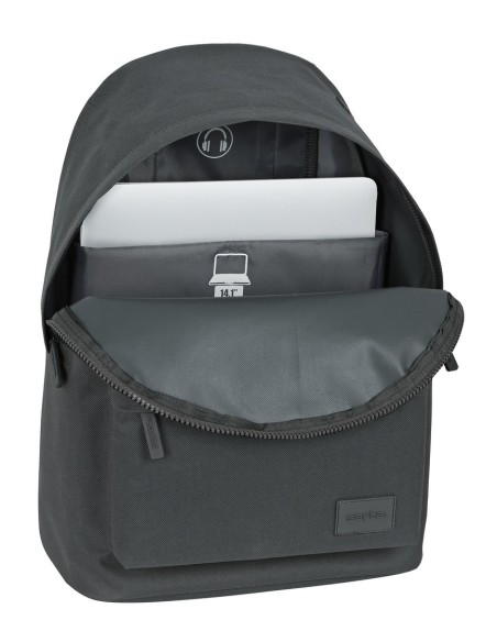 MOCHILA PARA PORTATIL 14,1" SAFTA BASIC "GRIS" Mochilas p...