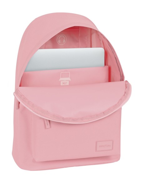 MOCHILA PARA PORTATIL 14,1" SAFTA BASIC "ROSA" Mochilas p...