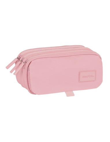 PORTATODO TRIPLE BIG SAFTA BASIC "ROSA" Portatodo Estuche...