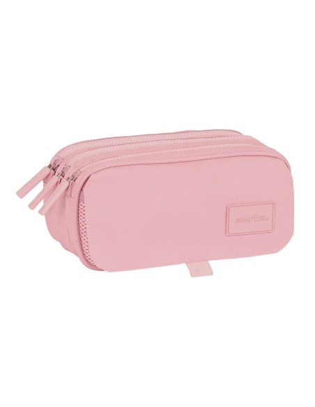PORTATODO TRIPLE BIG SAFTA BASIC "ROSA" Portatodo Estuche...