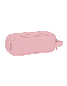 PORTATODO DOBLE SAFTA BASIC "ROSA" Portatodo Estuche | Fr... 2