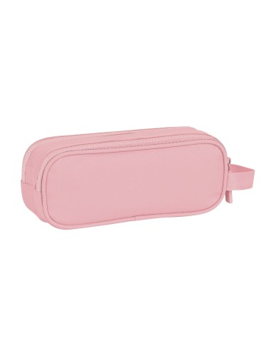 PORTATODO DOBLE SAFTA BASIC "ROSA" Portatodo Estuche | Fr...
