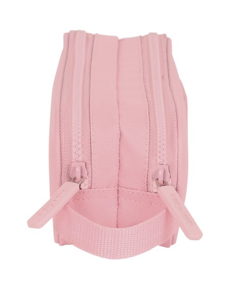 PORTATODO DOBLE SAFTA BASIC "ROSA" Portatodo Estuche | Fr...