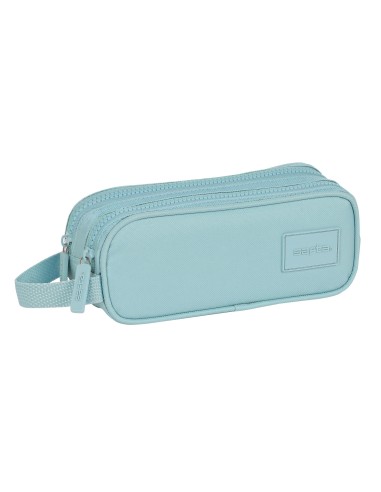 PORTATODO DOBLE SAFTA BASIC AZUL Portatodo Estuche | Fraber
