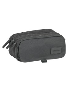 PORTATODO TRIPLE BIG SAFTA BASIC "GRIS" Portatodo Estuche...