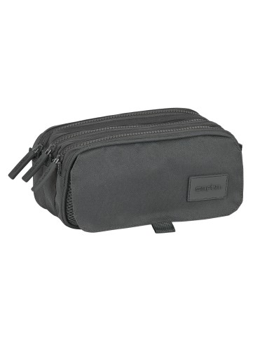 PORTATODO TRIPLE BIG SAFTA BASIC "GRIS" Portatodo Estuche...