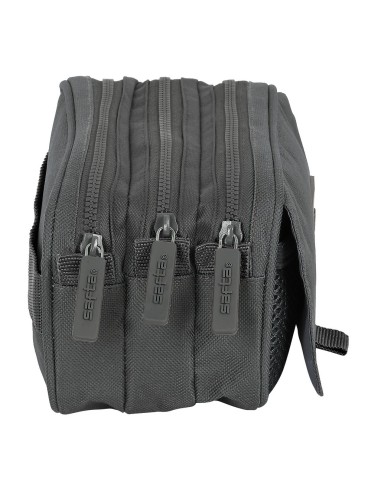 PORTATODO TRIPLE BIG SAFTA BASIC "GRIS" Portatodo Estuche...