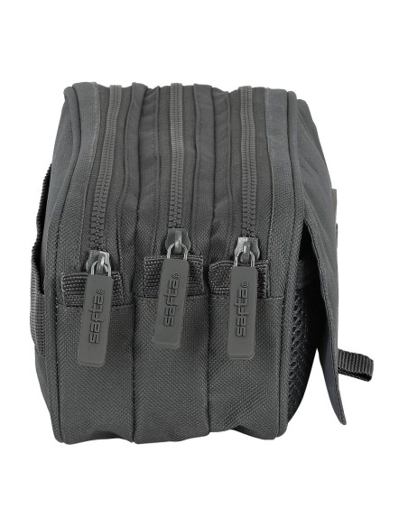 PORTATODO TRIPLE BIG SAFTA BASIC "GRIS" Portatodo Estuche...
