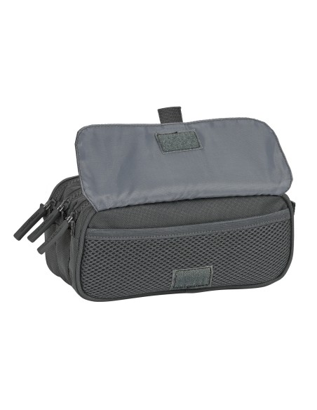 PORTATODO TRIPLE BIG SAFTA BASIC "GRIS" Portatodo Estuche...