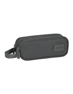 PORTATODO DOBLE SAFTA BASIC "GRIS" Portatodo Estuche | Fr...