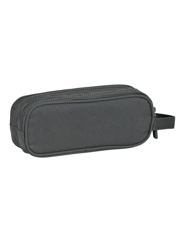 PORTATODO DOBLE SAFTA BASIC "GRIS" Portatodo Estuche | Fr...