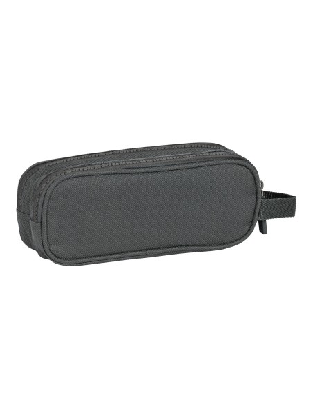 PORTATODO DOBLE SAFTA BASIC "GRIS" Portatodo Estuche | Fr...