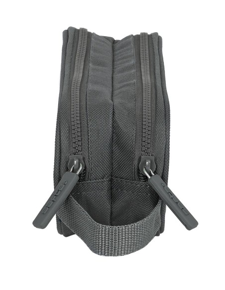 PORTATODO DOBLE SAFTA BASIC "GRIS" Portatodo Estuche | Fr...