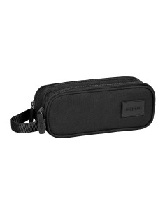 PORTATODO DOBLE SAFTA BASIC NEGRO Portatodo Estuche | Fraber