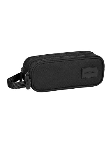 PORTATODO DOBLE SAFTA BASIC NEGRO Portatodo Estuche | Fraber
