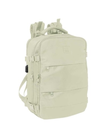 MOCHILA VIAJE CABINA PORTATIL 15,6'' SAFTA "BEIGE" Mochil...