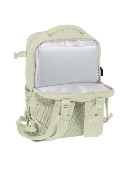 MOCHILA VIAJE CABINA PORTATIL 15,6'' SAFTA "BEIGE" Mochil...
