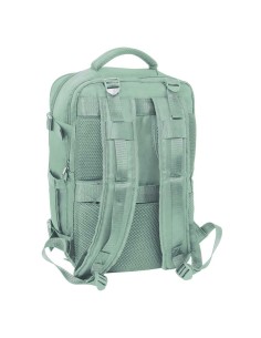 MOCHILA VIAJE CABINA PORTATIL 15,6'' SAFTA "VERDE PASTEL"... 2