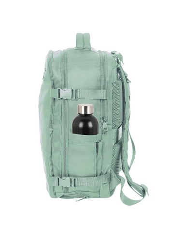 MOCHILA VIAJE CABINA PORTATIL 15,6'' SAFTA "VERDE PASTEL"...